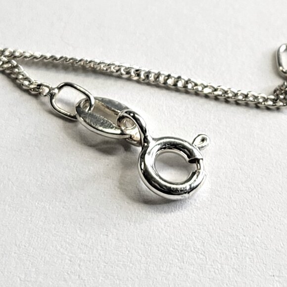 18 inch 925 Sterling Silver Italy Necklace, 925 Sterling Silver Chain - Picture 10 of 15